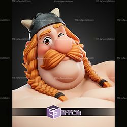 Obelix Asterix Cartoon 178mm STL Files