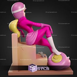 Penelope Pitstop Wacky Races STL Files