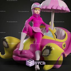 Penelope Pitstop Wacky Races STL Files