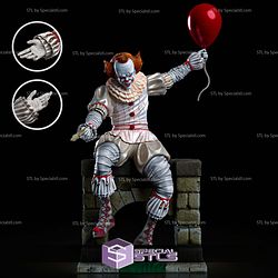 Pennywise by the Wall STL Files