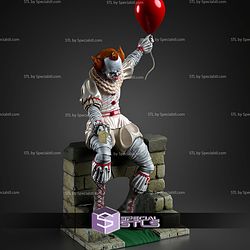 Pennywise by the Wall STL Files