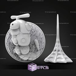 Pokemon Magnet Wall Decord Caterpie STL