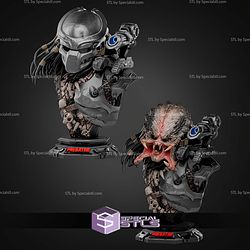 Predator Gun Bust 189mm STL Files