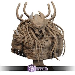 Predator King Bust STL Files