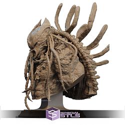 Predator King Bust STL Files