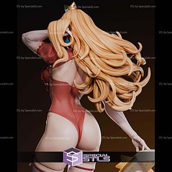 Princess Peach and Toad on Stair STL Files