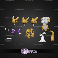 Renamon Game Furry NSFW STL Files