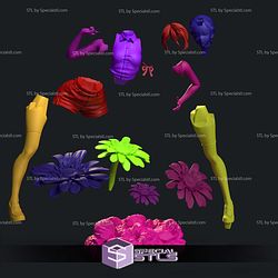 Reze The Bomb Devil Flower Base STL Files