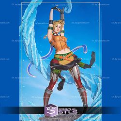 Rikku 254mm Final Fantasy STL Files