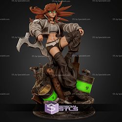 Riyo Reaper Gachiakuta 1-6 Sitting Pose STL Files