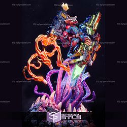 Rocket Fighting Scene STL Files