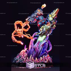 Rocket Fighting Scene STL Files