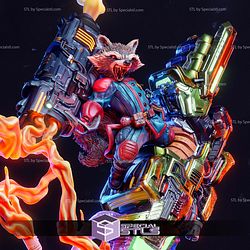 Rocket Fighting Scene STL Files