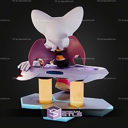 Rouge Sonic Riders STL Files