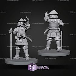 Samurai Army Warface Campaign STL Miniatures