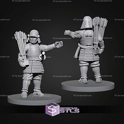 Samurai Army Warface Campaign STL Miniatures