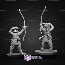 Samurai Army Warface Campaign STL Miniatures