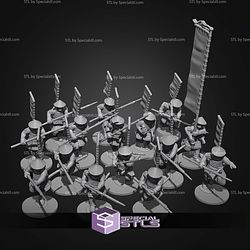 Samurai Army Warface Campaign STL Miniatures