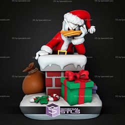 Santa Donald Duck 63mm STL Files