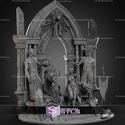 Seraphine The Wraiths Queen Diorama STL Files