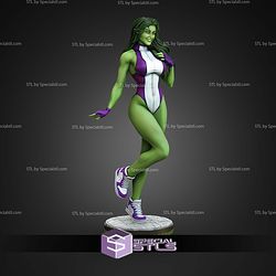 She Hulk Standalone 378mm STL Files