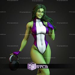 She Hulk Standalone 378mm STL Files