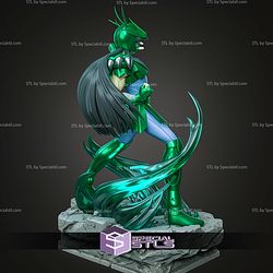 Shiryu Saint Seiya on Base 350mm STL Files