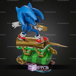 Sonic Game Scene 300mm STL Files