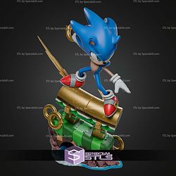 Sonic Game Scene 300mm STL Files