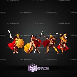 Spartan Bundle 4 Model Kaf Art Studio Miniatures