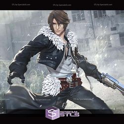Squall Leonhart 217mm STL Files