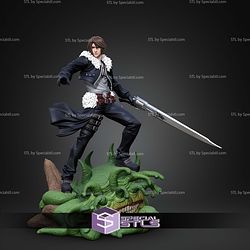 Squall Leonhart 217mm STL Files