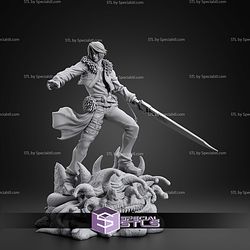 Squall Leonhart 217mm STL Files