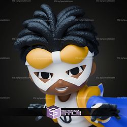 Static Shock Jump Chibi STL Files