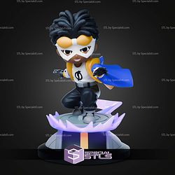 Static Shock Jump Chibi STL Files