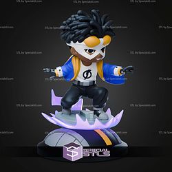 Static Shock Jump Chibi STL Files