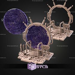 Steam Punk Terrain Set STL Miniatures