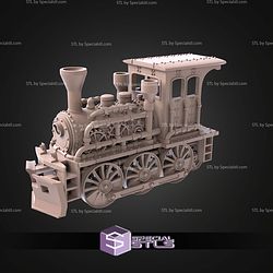 Steam Punk Terrain Set STL Miniatures