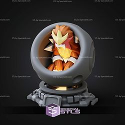 Super Basic Pokemon STL Entei Healing Machine