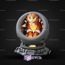 Super Basic Pokemon STL Entei Healing Machine