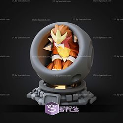 Super Basic Pokemon STL Entei Healing Machine