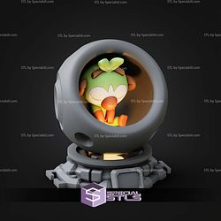 Super Basic Pokemon STL Grookey Healing Machine