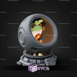 Super Basic Pokemon STL Grookey Healing Machine