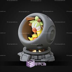 Super Basic Pokemon STL Thwackey Healing Machine