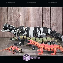 Super Basic STL Asian Water Monitor Articulated Lizard