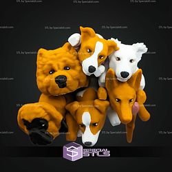 Super Basic STL Baby Flexi Dog V6-5