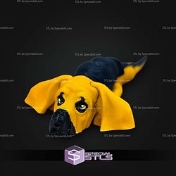 Super Basic STL Baby Flexi Dog V7-5