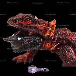 Super Basic STL Bearded Dragon Articulated Lizard