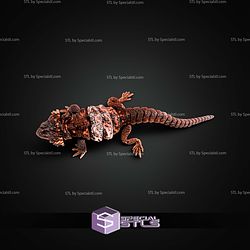 Super Basic STL Bearded Dragon Articulated Lizard
