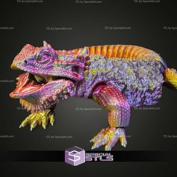 Super Basic STL Bearded Dragon Articulated Lizard